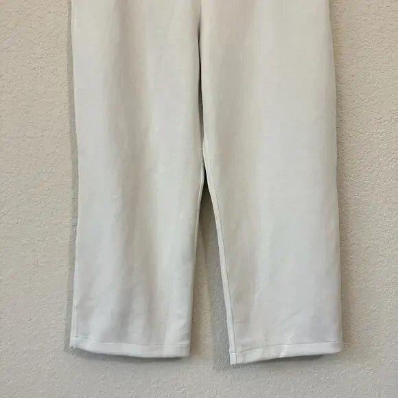 LULULEMON Softstreme Pants Ivory Cropped Relaxed Straight High Rise - Picture 7 of 14